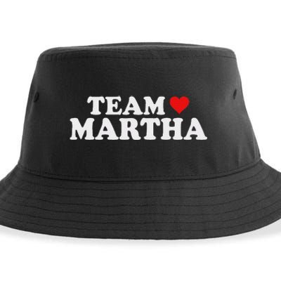 Team Martha Supporter Design Sustainable Bucket Hat