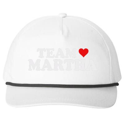 Team Martha Supporter Design Snapback Five-Panel Rope Hat