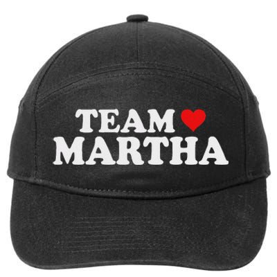 Team Martha Supporter Design 7-Panel Snapback Hat