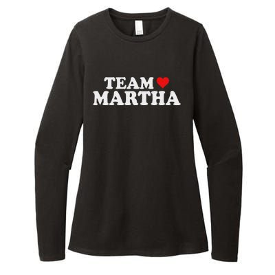 Team Martha Supporter Design Womens CVC Long Sleeve Shirt