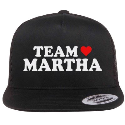 Team Martha Supporter Design Flat Bill Trucker Hat