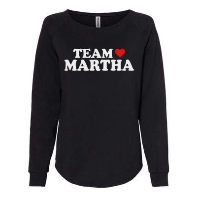 Team Martha Supporter Design Womens California Wash Sweatshirt