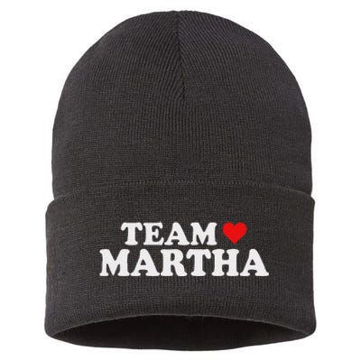 Team Martha Supporter Design Sustainable Knit Beanie