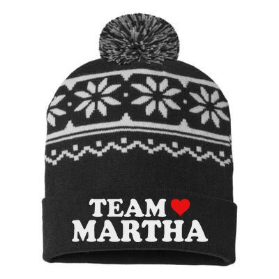 Team Martha Supporter Design USA-Made Snowflake Beanie