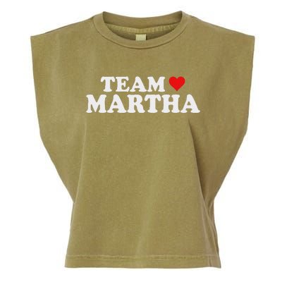 Team Martha Supporter Design Garment-Dyed Women's Muscle Tee