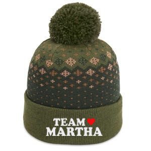 Team Martha Supporter Design The Baniff Cuffed Pom Beanie