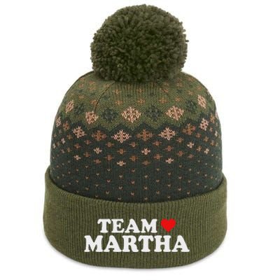 Team Martha Supporter Design The Baniff Cuffed Pom Beanie