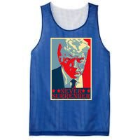 Trump Mug Shot Donald Trump Mug Shot Never Surrender Mesh Reversible Basketball Jersey Tank