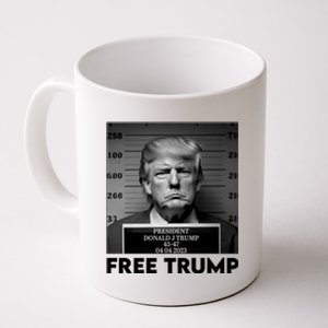 Trump Mug Shot, Trump Not Guilty Pro Trump Supporter Coffee Mug