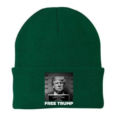 Trump Mugshot 2024 President Legend Trump never surrender Knit Cap Winter Beanie