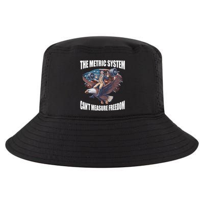The Metric System Cant Measure Freedom Funny 4th Of July Cool Comfort Performance Bucket Hat