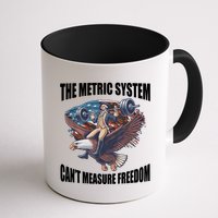 The Metric System Cant Measure Freedom Funny 4th Of July Mug