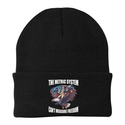 The Metric System Cant Measure Freedom Funny 4th Of July Beanie