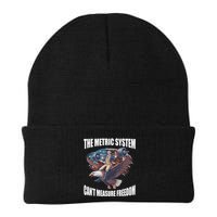 The Metric System Cant Measure Freedom Funny 4th Of July Beanie