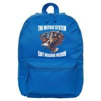 The Metric System Cant Measure Freedom Funny 4th Of July 16 in Basic Backpack