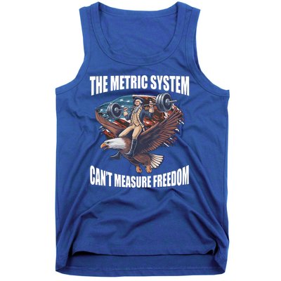 The Metric System Cant Measure Freedom Funny 4th Of July Tank Top