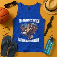 The Metric System Cant Measure Freedom Funny 4th Of July Tank Top