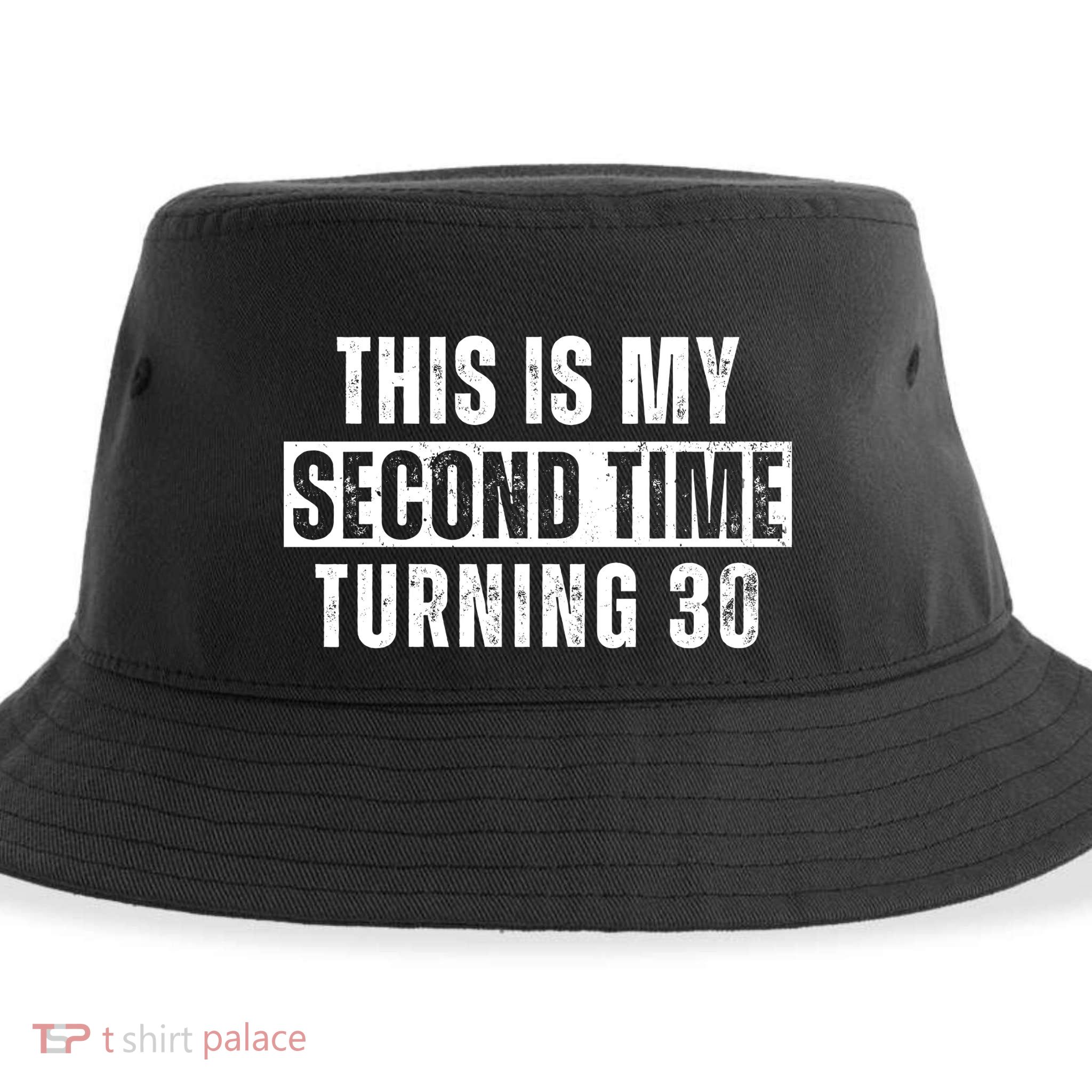 This My Second Time Turning 30 Funny 60th Birthday Old Gift Sustainable Bucket Hat