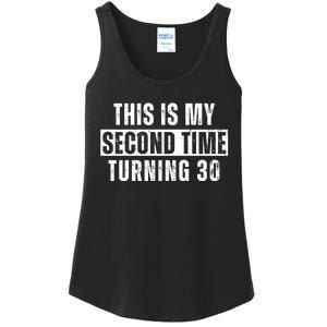 This My Second Time Turning 30 Funny 60th Birthday Old Gift Ladies Essential Tank