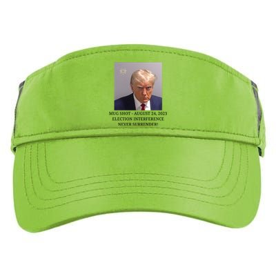 Trump Mug Shot Donald J Trump Mugshot Adult Drive Performance Visor