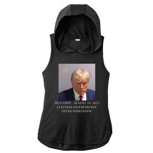 Trump Mug Shot Donald J Trump Mugshot Ladies PosiCharge Tri-Blend Wicking Draft Hoodie Tank