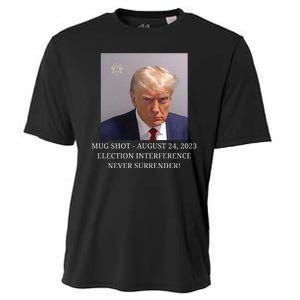 Trump Mug Shot Donald J Trump Mugshot Cooling Performance Crew T-Shirt