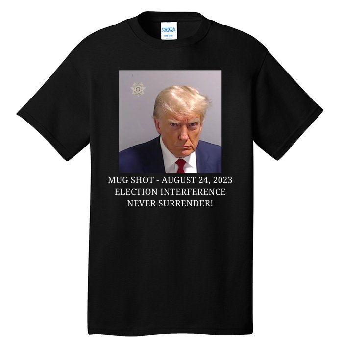 Trump Mug Shot Donald J Trump Mugshot Tall T-Shirt