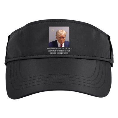 Trump Mug Shot Donald J Trump Mugshot Adult Drive Performance Visor