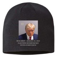 Trump Mug Shot Donald J Trump Mugshot Sustainable Beanie