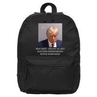 Trump Mug Shot Donald J Trump Mugshot 16 in Basic Backpack
