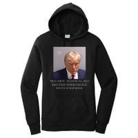 Trump Mug Shot Donald J Trump Mugshot Women's Pullover Hoodie