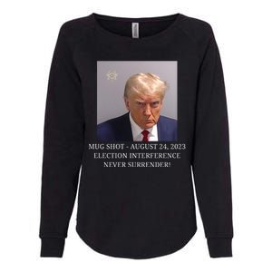 Trump Mug Shot Donald J Trump Mugshot Womens California Wash Sweatshirt