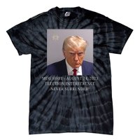 Trump Mug Shot Donald J Trump Mugshot Tie-Dye T-Shirt