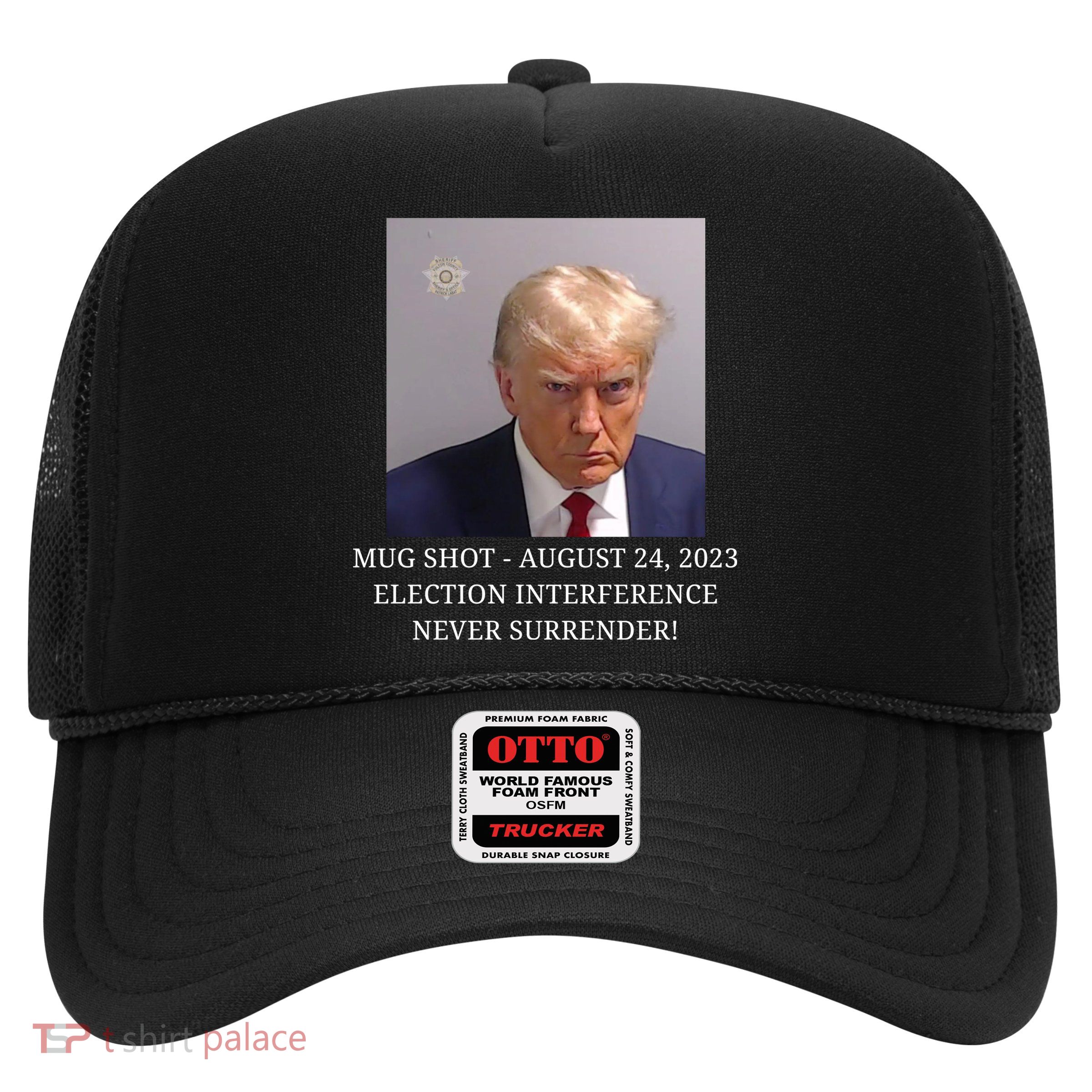 Trump Mug Shot Donald J Trump Mugshot Trucker Hat
