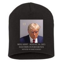 Trump Mug Shot Donald J Trump Mugshot Short Acrylic Beanie