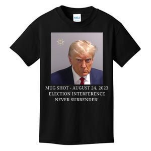 Trump Mug Shot Donald J Trump Mugshot Kids T-Shirt