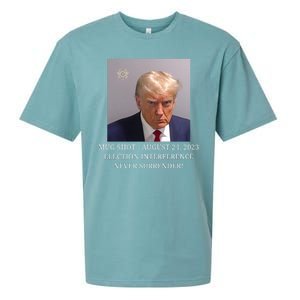 Trump Mug Shot Donald J Trump Mugshot Sueded Cloud Jersey T-Shirt