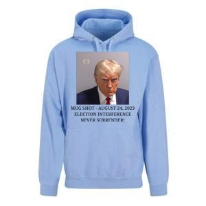 Trump Mug Shot Donald J Trump Mugshot Unisex Surf Hoodie