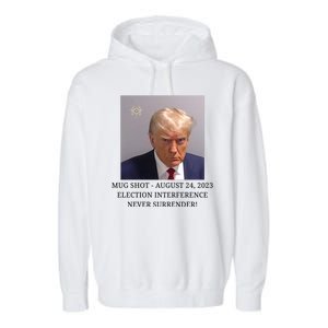 Trump Mug Shot Donald J Trump Mugshot Garment-Dyed Fleece Hoodie