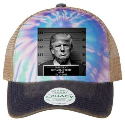 Trump Mug Shot Trump MugShot Legacy Tie Dye Trucker Hat