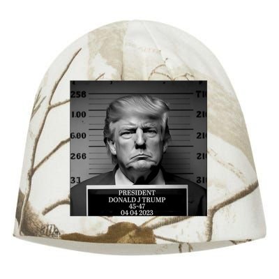 Trump Mug Shot Trump MugShot Kati - Camo Knit Beanie