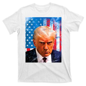 Trump Mug Shot Patriotic Jumbo Size T-Shirt