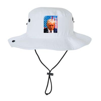 Trump Mug Shot Patriotic Jumbo Size Bucket Hat