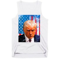 Trump Mug Shot Patriotic Jumbo Size Tank Top