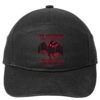 The Mothman Stole My Catalytic Converter In Point 7-Panel Snapback Hat