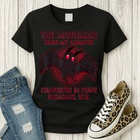 The Mothman Stole My Catalytic Converter In Point Womens T-Shirt
