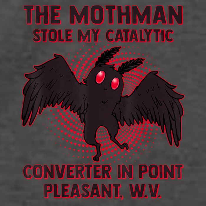 The Mothman Stole My Catalytic Converter In Point Vector Backpack