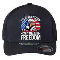 The Metric System CanT Measure Freedom Eagle 4th Of July Flexfit Unipanel Trucker Cap