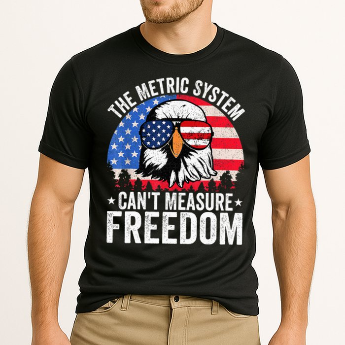 The Metric System CanT Measure Freedom Eagle 4th Of July Performance Shirt