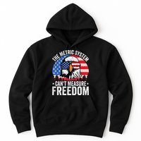 The Metric System CanT Measure Freedom Eagle 4th Of July Hoodie